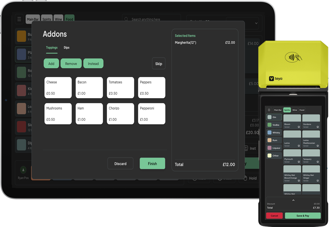portable POS payment device