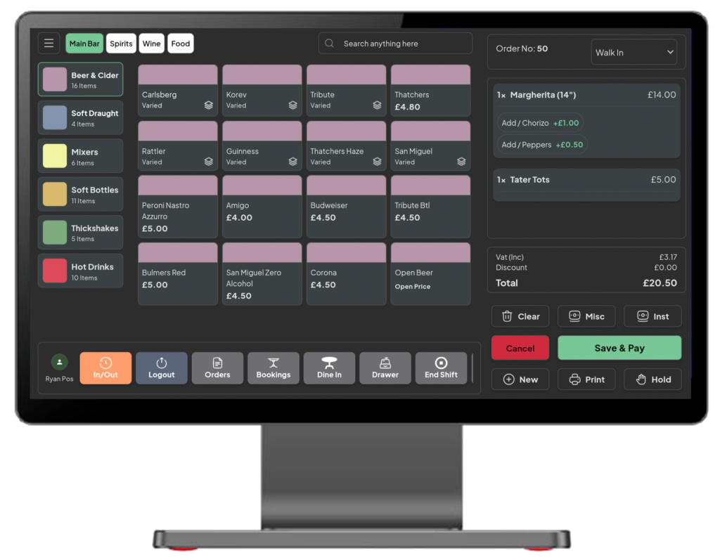 Android EPOS terminal