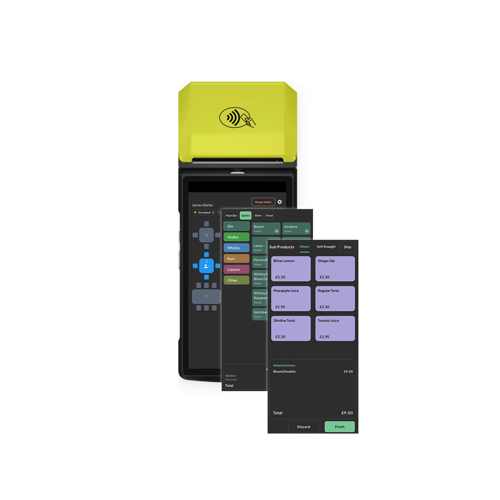 handheld ordering system